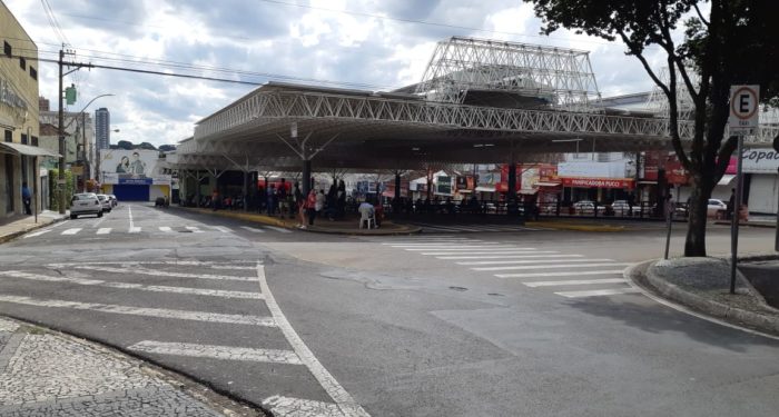 Terminal Central de ônibus, no Centro de Franca. Foto:  Renato Viana Albarral