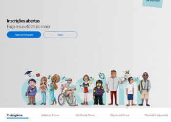 Foto: Reprodução site inscrição Enem 2020