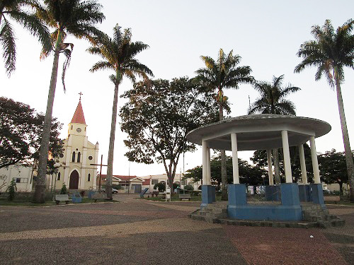 Igreja matriz em Cristais Paulista. Foto: Divulgação