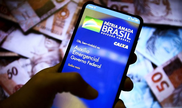 Aplicativo auxílio emergencial do Governo Federal. Foto: Marcelo Camargo/Agência Brasil