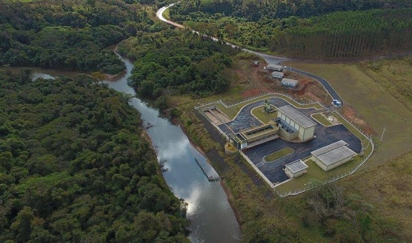 Atual área do Sistema Produtor do Sapucaí Mirim, não mais na área do Rio Canoas onde há potencial para diamantes. Foto: Divulgação/Sabesp