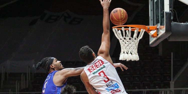 Jogo entre o Sesi Franca Basquete e o Unifacisa. Foto: Divulgação/NBB