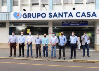 Deputados do Novo visitam diretoria da Santa Casa de Franca