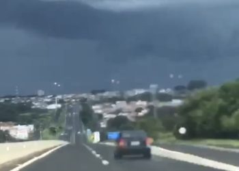 Vídeo: Nuvens e tempestade próximas a Franca nesta terça impressionam