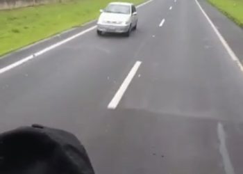 Antes de acidente grave, caminhoneiro filmou motorista andando na contramão na Ronan Rocha