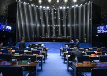 Plenário do Senado Federal durante sessão deliberativa ordinária semipresencial. Foto: Roque de Sá;Agência Senado