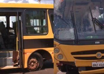 Aluno dirige ônibus escolar com 35 adolescentes após motorista morrer de mal súbito