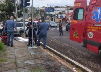 Motociclista morre em grave acidente na avenida Champagnat