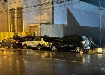 Redondezas próximas ao Franca Shopping são mais atingidas com temporal que passou pela cidade