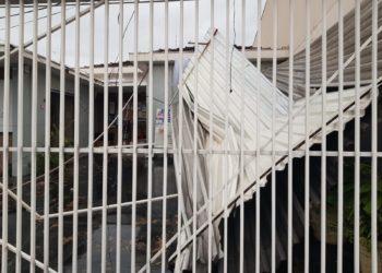 Telhado de CRAS cai no centro de Franca