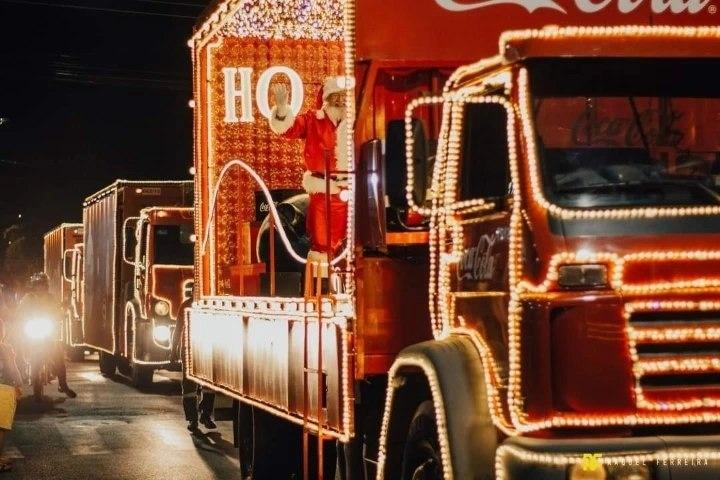 Caminhão Coca Cola Caravana Natal em Promoção na Americanas