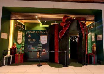 Shopping em Franca faz piquenique com Papai Noel