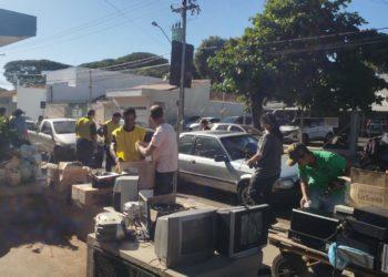 Pedágio do ‘Allan Kardec’ arrecada mais de 5 toneladas de lixo eletrônico; doações continuam