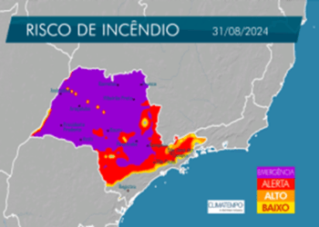 Risco para incêndio na região de Franca aumenta e umidade pode ficar abaixo de 20%