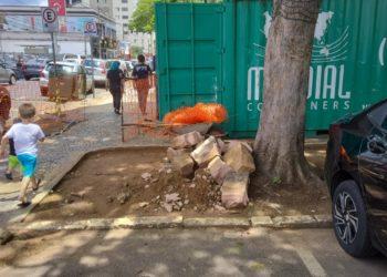 Obra de quase R$ 2,5 milhões de praça central fica atrasada para festividades dos 200 anos de Franca