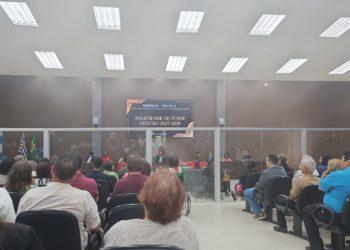 Nova diretoria do Sindicato dos Servidores Municipais é empossada e prefeito não comparece ao ato