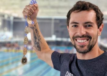 Francano Guilherme Borini, top 10 do mundo, disputará Campeonato Sul-Americano Master de Natação no Chile