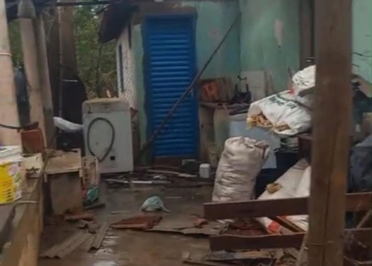 Temporal causa destruição em Delfinopolis