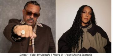 Dexter e Negra Li comandam show no feriado de 28 de novembro no Sesc Franca