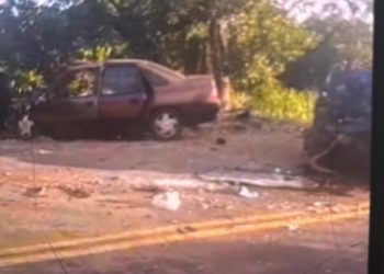 Grave acidente na rodovia que liga os municípios de Cássia e Delfinópolis deixa dois mortos.