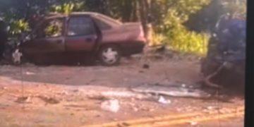 Grave acidente na rodovia que liga os municípios de Cássia e Delfinópolis deixa dois mortos.