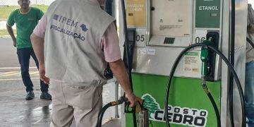 Operação da Fazenda interdita bombas do Posto Cedro em Franca