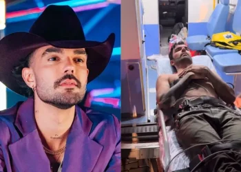 Cantor Luan Pereira é socorrido após passar mal depois de show em São Sebastião