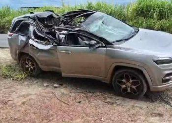 Bebê de 1 ano morre após árvore cair sobre carro na rodovia em Capetinga (MG)