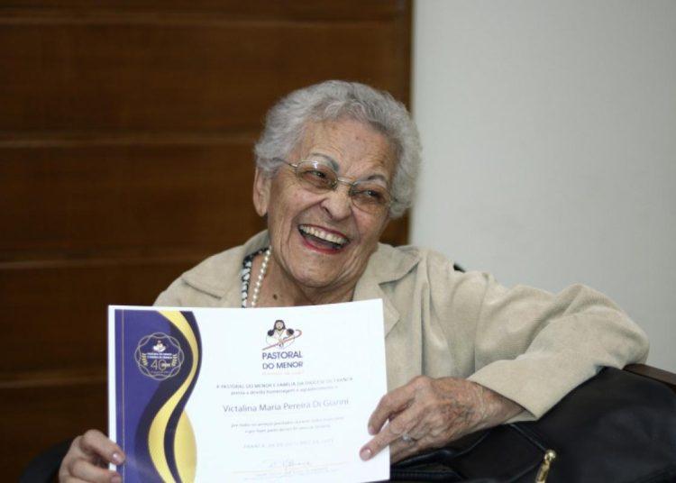 Franca perde Victalina Maria Pereira Di Gianni, fundadora da Pastoral do Menor, aos 89 anos