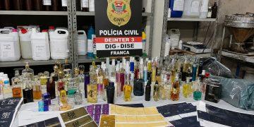 Fábrica clandestina de perfumes falsificados é descoberta em Franca; produtos eram vendidos online