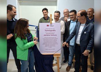 Deputada Federal Adriana Ventura inaugura tomógrafo na Santa Casa de Franca