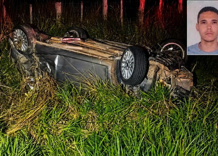 Homem de 29 anos morre após capotamento entre Cássia e Delfinópolis