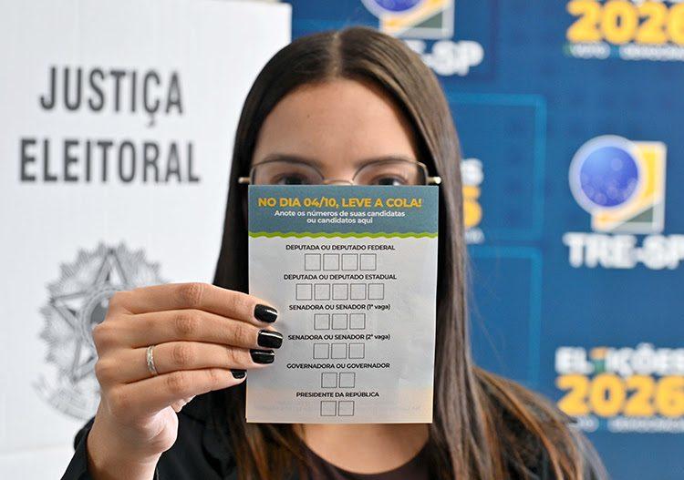 Eleições 2026: veja a ordem de votação e como usar a colinha eleitoral